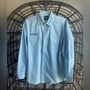 Men’s Wrangler Long Sleeve Logo Shirt